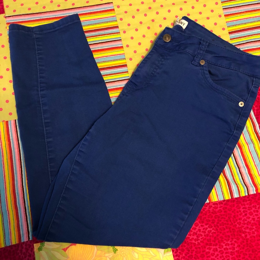 Royal Blue Capri Skinny leg pant